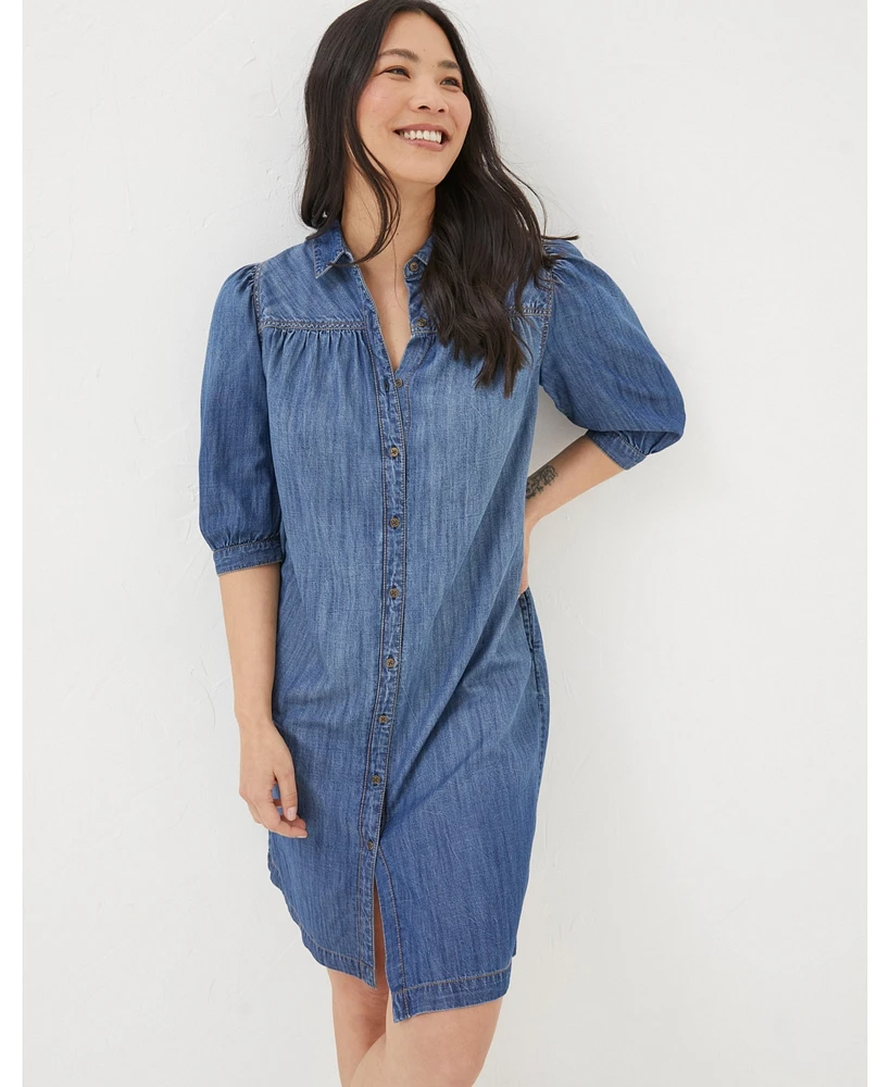 FatFace Women's Clara Denim Dress