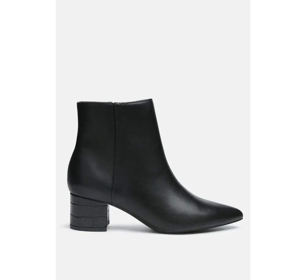 thalia black sleek boots
