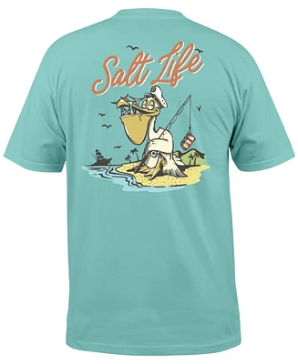 Salt Life Men's Gone Fishin Graphic Print Short-Sleeve T-Shirt