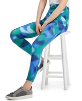 Id Ideology Women's Printed 7/8 Compression Leggings, Created for Macy's