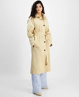 Hugo Women's Button-Front Trench Coat