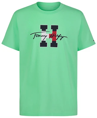 Tommy Hilfiger Little Boys Script H Short Sleeve T-shirt