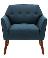 Convenience Concepts 30" Polyester Andy Mid Century Modern Accent Lounge Armchair