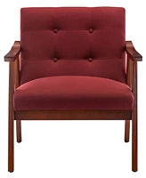 Convenience Concepts 27.5" Faux Linen Natalie Accent Chair