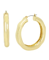 Robert Lee Morris Soho Sculpted Hoop Earrings