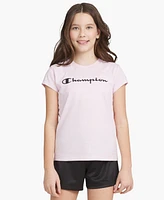 Champion Big Girls Classic Script Logo T-shirt