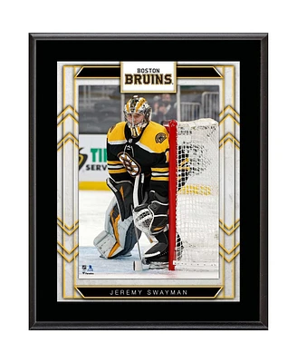 Jeremy Swayman Boston Bruins 10.5" x 13" Sublimated Player Plaque