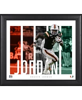 Brevin Jordan Miami Hurricanes Framed 15" x 17" Player Panel Collage