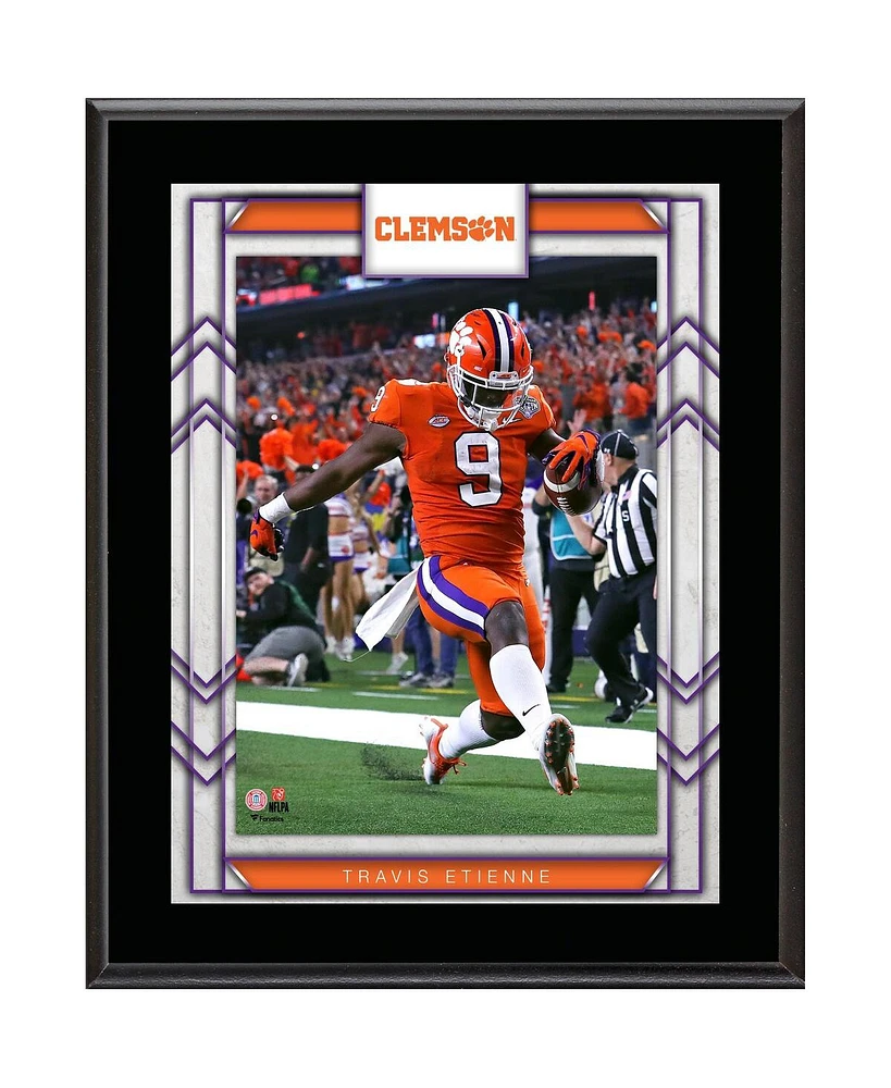 Travis Etienne Clemson Tigers 10.5" x 13" Sublimated Player Plaque