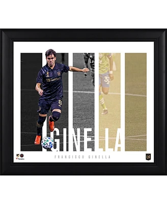 Francisco Ginella Lafc Framed 15" x 17" Player Panel Collage
