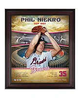 Phil Niekro Atlanta Braves Framed 15" x 17" Hall of Fame Career Profile