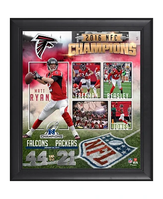 Atlanta Falcons 2016 Nfc Conference Champions Framed 15'' x 17'' Collage