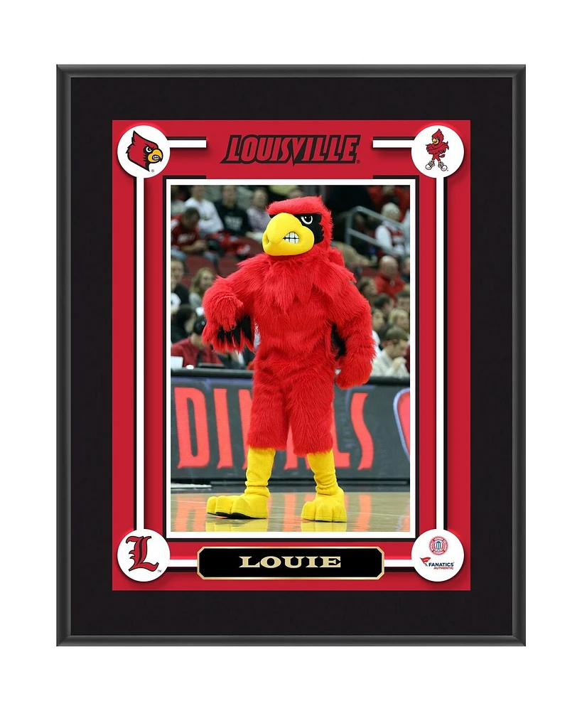 Louisville Cardinals Louie Mascot 10.5'' x 13'' Sublimated Plaque