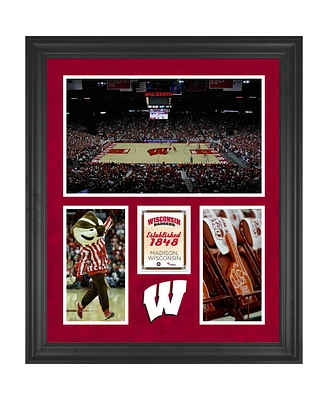 Wisconsin Badgers Framed 20" x 24" Kohl Center 3-Opening Collage