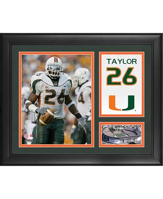 Sean Taylor Miami Hurricanes Framed 15'' x 17'' Campus Legend Collage