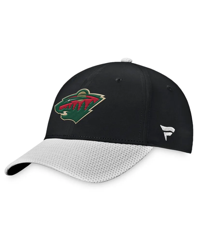 Men's Fanatics Black, Gray Minnesota Wild 2023 Nhl Global Series Sweden Adjustable Hat