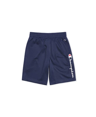 Champion Big Boys Logo Mesh 8" Active Shorts