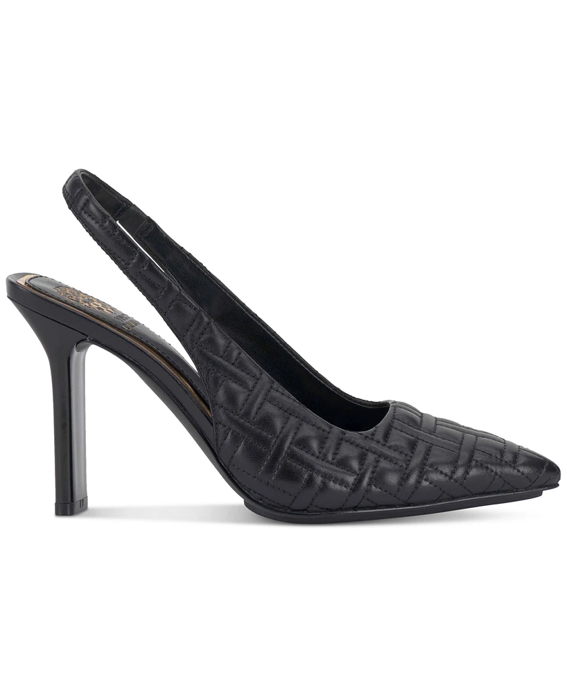 Vince Camuto Women's Baneet Quilted Slingback Pumps