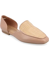 Journee Collection Women's Kennza Cut Out Slip On Loafers
