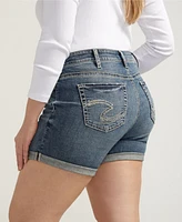 Silver Jeans Co. Plus Suki Mid Rise Curvy Fit Shorts