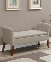 Convenience Concepts 51.25" Soft Fabric Garbo Storage Bench