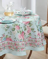 Vintage-Like Floral Garden Tablecloth