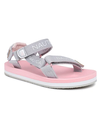 Nautica Little and Toddler Girls Avelino Casual Sandals