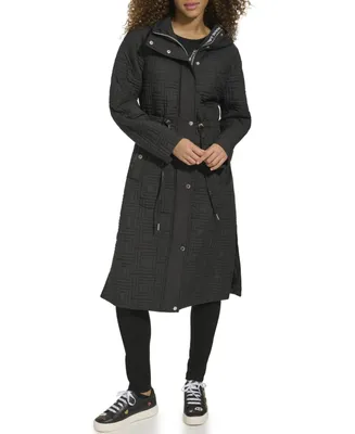 Karl Lagerfeld Quilted Anorak Coat