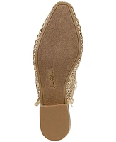 Sam Edelman Women's Reeta Fringe Raffia Flat Mules