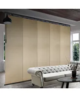 Marisol 5-Panel Single Rail Panel Track Extendable Blind 58"-110"W x 94"H, width 23.5"