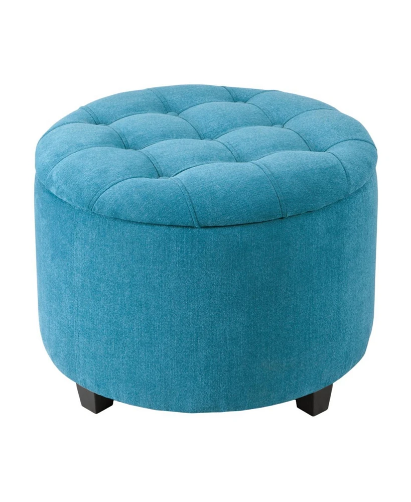 Sasha Round Storage Ottoman