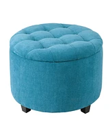 Sasha Round Storage Ottoman