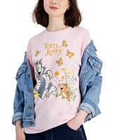 Tom and Jerry Juniors' Graphic Short-Sleeve Crewneck Tee