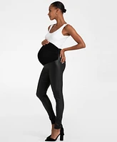 Seraphine Women's Matt Coated Maternity Leggings