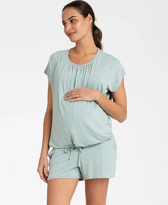 Seraphine Women's Ultra-Soft Maternity and Nursing Short Pajamas