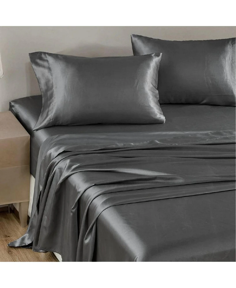 Night Satin Washable Flat Sheet