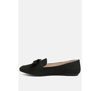 remee front bow loafers