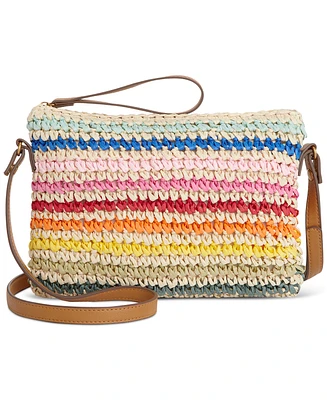 Style & Co Small Straw Crossbody, Created for Macy's