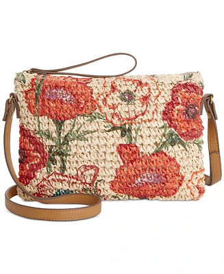 Style & Co Small Straw Crossbody, Created for Macy's