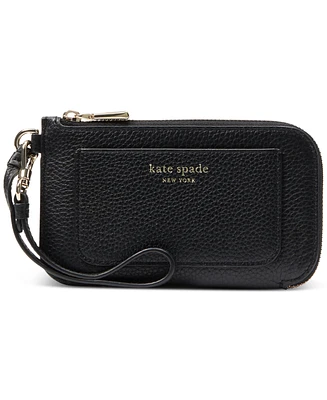 kate spade new york Ava Pebbled Leather Coin Card Case Wristlet