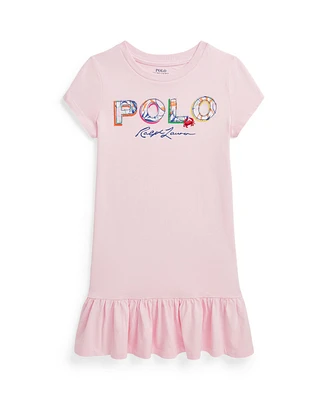 Polo Ralph Lauren Toddler and Little Girls Tropical-Logo Cotton Jersey T-shirt Dress