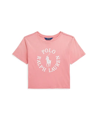 Polo Ralph Lauren Big Girls Pony Logo Cotton Jersey T-shirt