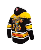 Men's Freeze Max Bumblebee Black Transformers Hockey Pullover Hoodie