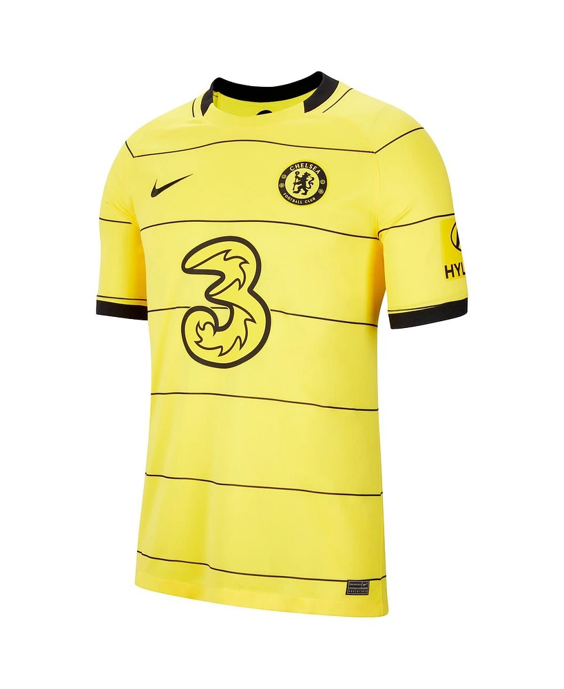 Men's Nike Yellow Chelsea 2021/22 Away Breathe Stadium Jersey
