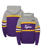 Big Boys Mitchell & Ness Purple Lsu Tigers Head Coach Hoodie