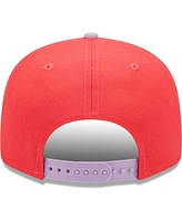 Men's New Era Red, Lavender Las Vegas Raiders Two-Tone Color Pack 9FIFTY Snapback Hat