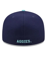Men's New Era Navy, Light Blue Texas A&M Aggies 59FIFTY Fitted Hat