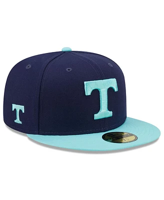 Men's New Era Navy, Light Blue Tennessee Volunteers 59FIFTY Fitted Hat