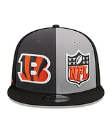 Men's New Era Black, Gray Cincinnati Bengals 2023 Sideline 9FIFTY Snapback Hat