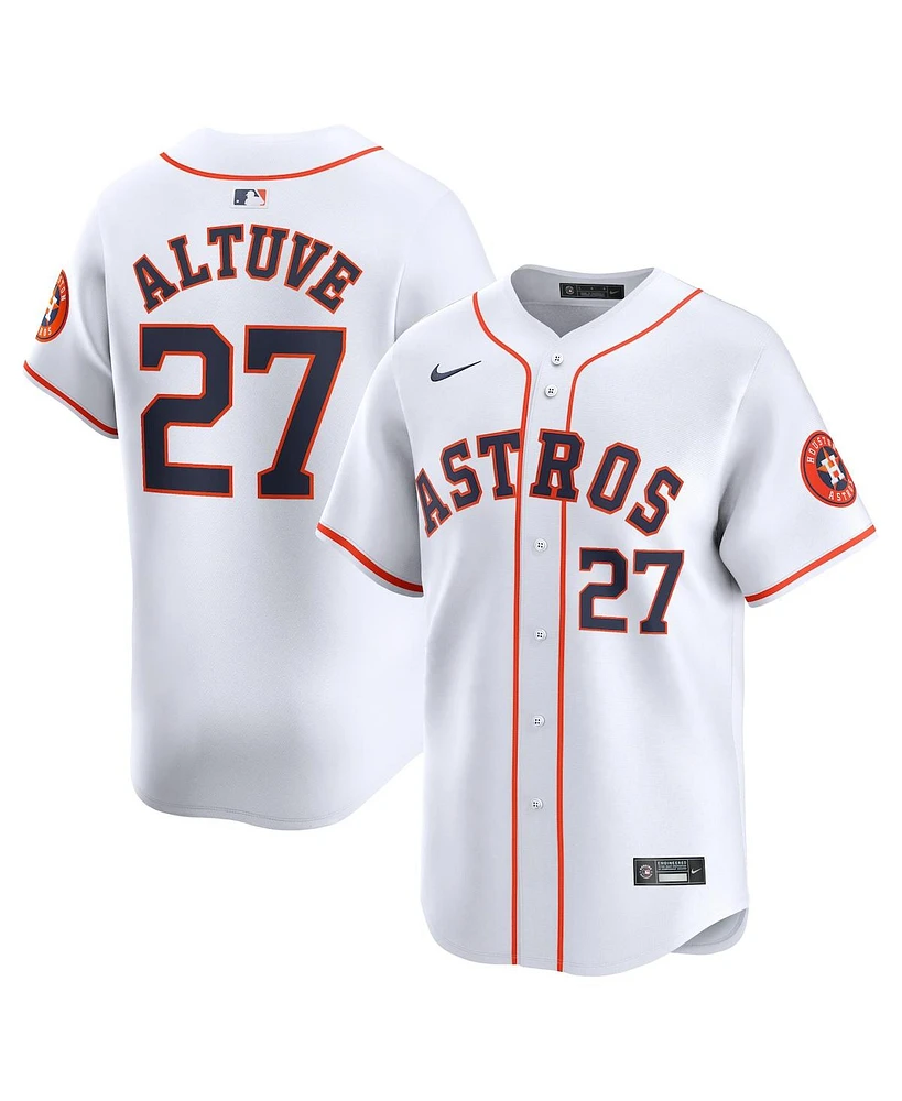 Nike Men's Jose Altuve White Houston Astros Home Limited Player Jersey